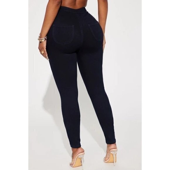 Super High Waist Denim Skinnies - Indigo Size 15 RefFNB‎ - Picture 5 of 11